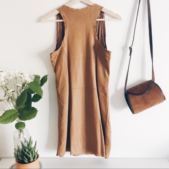 ZARA soft leather dress - Picture 3 of 8